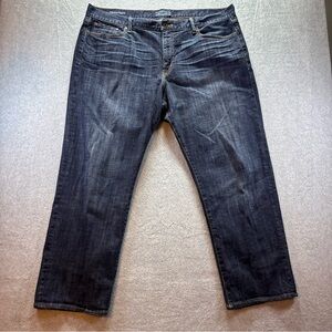 Lucky Brand 361 Vintage Straight Jeans 42x30 Blue Dark Wash Denim Pant